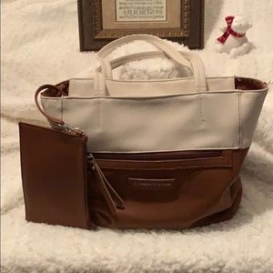 Stone Mountain Leather Handbag Brown/Tan